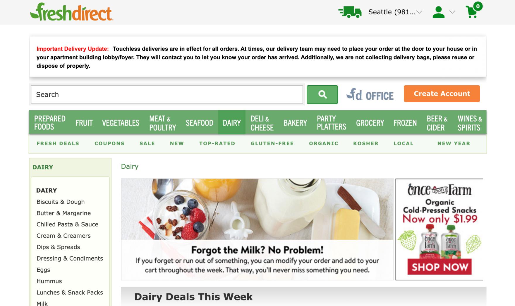 New Research Study on E-Commerce Grocery Site UX – 5 High-Level Takeaways – Articles – Baymard Institute