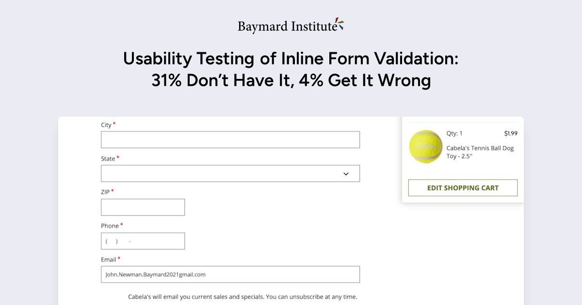 31% Don’t Have It, 4% Get It Wrong – Articles – Baymard Institute