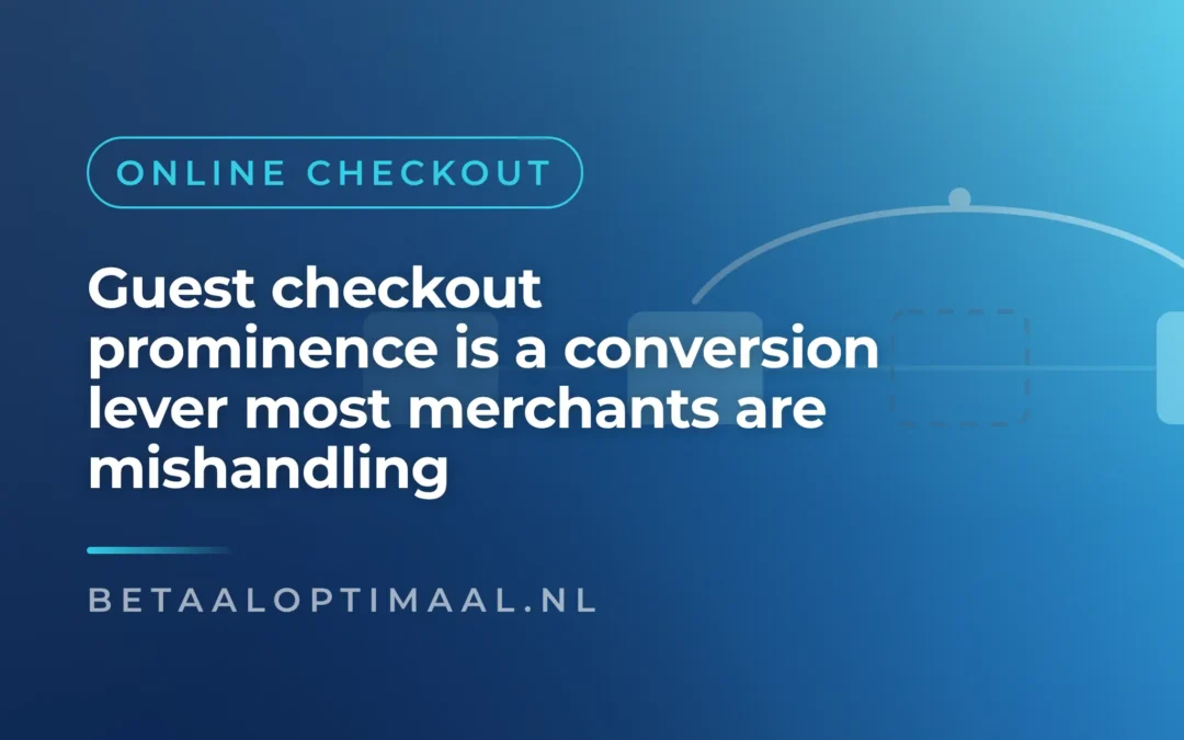 Guest checkout visibility: nearly half of sites are hiding it in plain sight