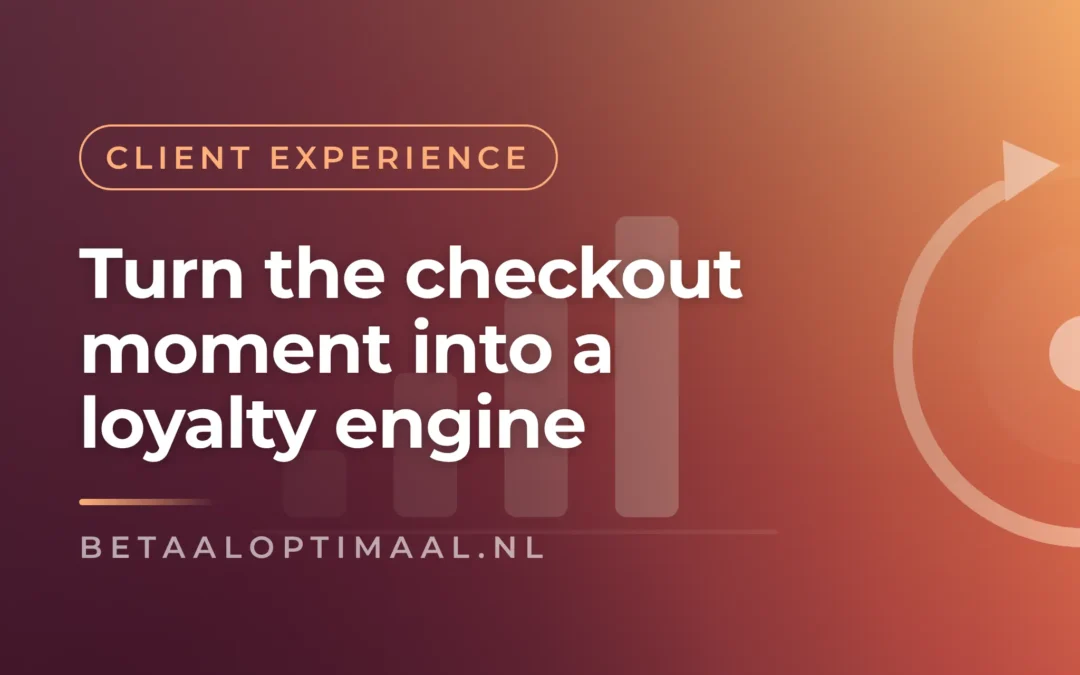 Turn the checkout moment into a loyalty engine