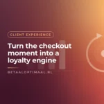 Turn the checkout moment into a loyalty engine
