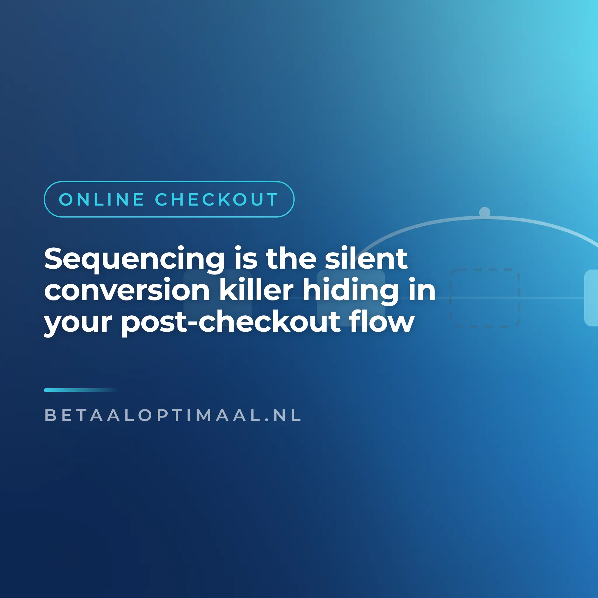 Sequencing is the silent conversion killer hiding in your post-checkout flow