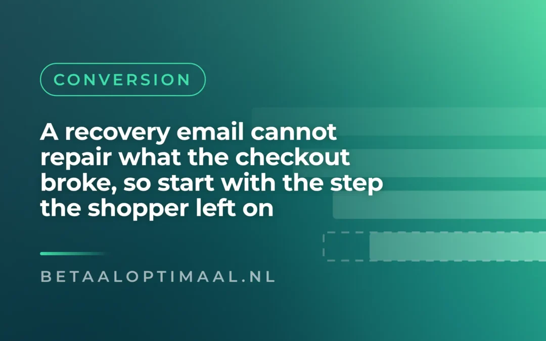 Cart recovery in 2026: fixing the sequences that cost you sales